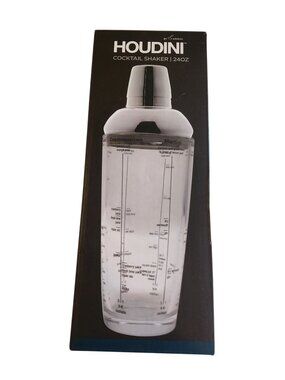 Houdini 24 oz Clear Glass Cocktail Shaker